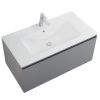 Тумба под раковину Art&Max Latina AM-Latina-1000-1C-SO-GM 100х50 подвесная цвет серый
