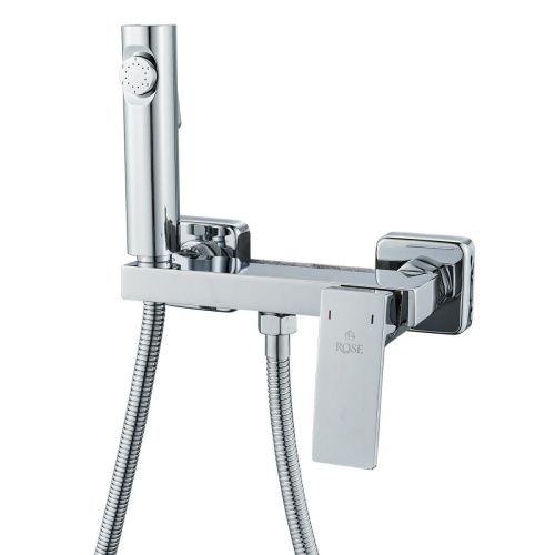 Гигиенический душ со смесителем Rose R1805-1 хром - фото 2