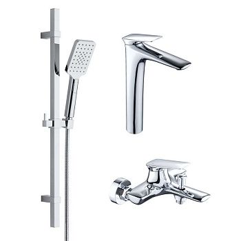 Душевая стойка Bond Cube B03-5700 настенная цвет хром