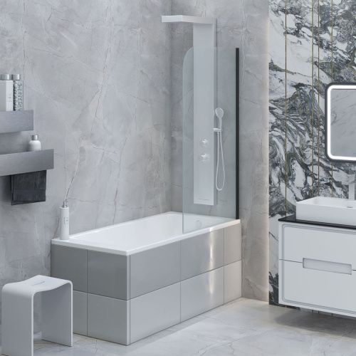 Ванна из литьевго мрамора Taliente Egoista EG2317075-1 170х75 пристенная прямоугольная - фото 5