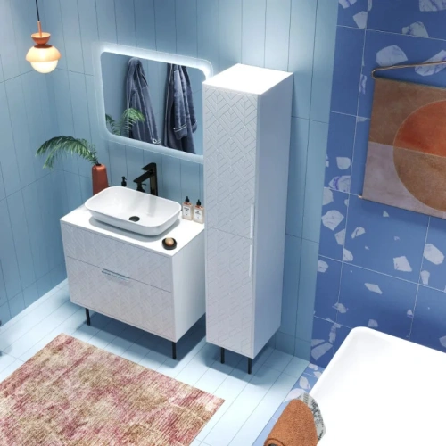 Шкаф-пенал 1MarKa Forest Ц0000027255 30х180 цвет белый - фото 3