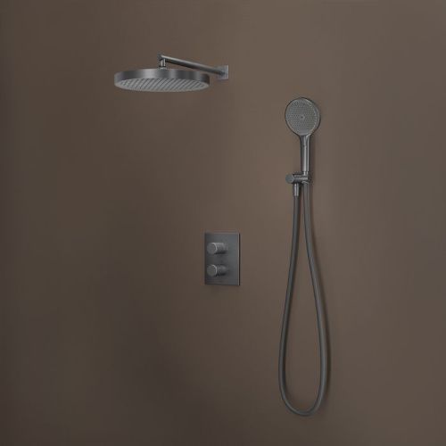 Душевая система Iddis Duna DUNGM0Ti67 встраиваемая в стену цвет серый с термостатом - фото 2