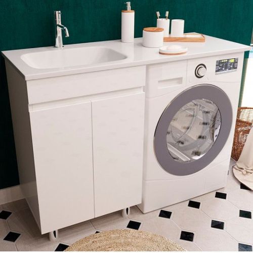 Тумба с раковиной Эстет Barcelona Luxe ФР-00007065 120х50 напольная цвет белый