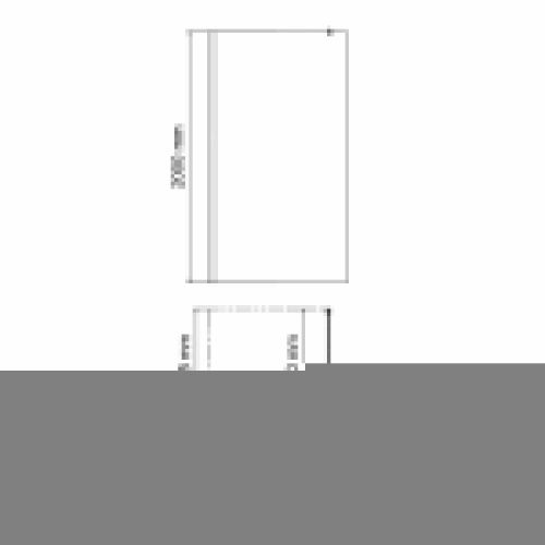 Душевая перегородка Wasserkraft Rur 30W 30W44MB-TG 100х200 стекло тонированное профиль черный - фото 3