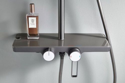 Душевая стойка Royal Bath RB83123Q настенная цвет черный - фото 5