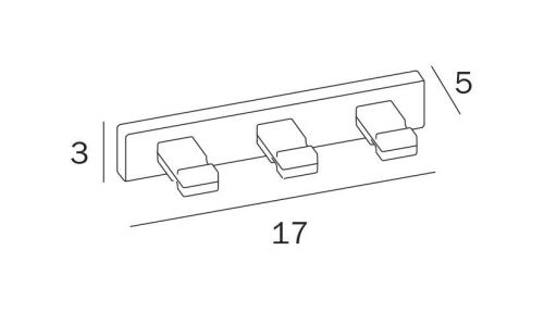 Крючок Inda LEA A1820CNE - фото 3