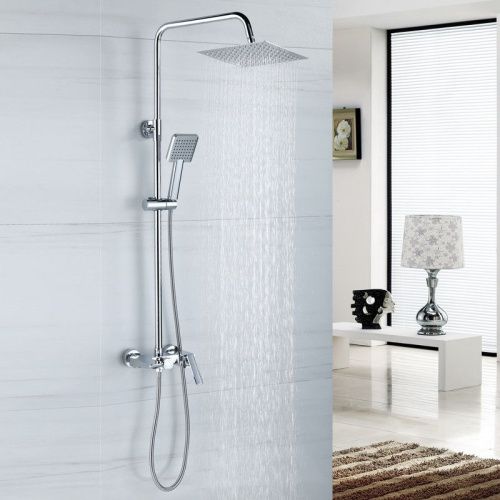 Душевая стойка Bond Cube B02-9400 настенная цвет хром - фото 4