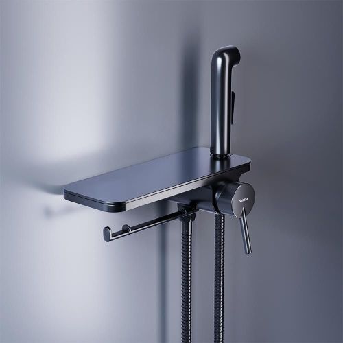 Гигиенический душ со смесителем Damixa Jupiter 773500301 черный - фото 4