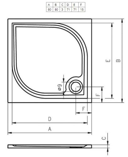 Ванна акриловая Riho Still B101008005 170х110 пристенная асимметричная - фото 2