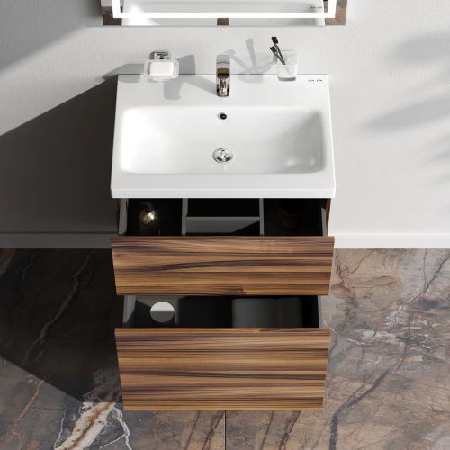 Тумба под раковину Am.Pm Gem M90FSX0602HF 60х40 напольная цвет коричневый - фото 3