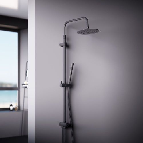 Душевая стойка Damixa Scandinavian Pure 936000300 настенная цвет черный - фото 3