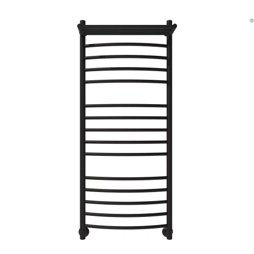 Полотенцесушитель водяной Veconi Nemi-B N12050B-B 50х120 черный - фото 2