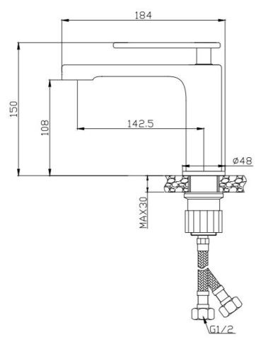 Смеситель Cezares MOMENTO MOMENTO-LS-01-W0 на раковину хром - фото 2