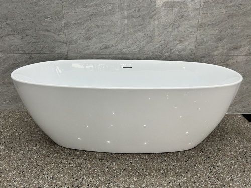 Ванна акриловая Abber AB9265-1.7 170х80 отдельностоящая овальная с каркасом - фото 5