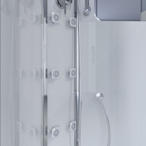 Душевая кабина Niagara Ultra 3060164 90х90 трапеция с крышей ориентация универсальная - фото 3