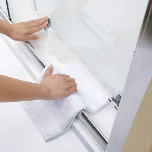 Душевая дверь Veconi Vianno VN55-100-02-C8 100х195 стекло текстурное профиль хром - фото 5