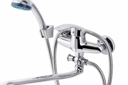 Смеситель для ванны и душа FAUZT FZs-614-125 настенный хром - фото 2