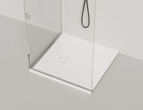 Душевой поддон из искусственного камня Salini OASI 120323M 80х80 белый