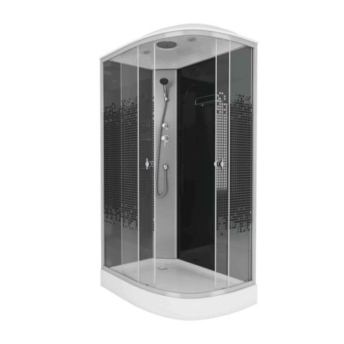 Душевая кабина Niagara Eco 45121453R 120х80 асимметричная с крышей ориентация правая - фото 2