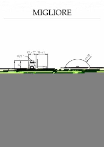 Смеситель для душа Migliore SIRIUS 28186 встраиваемый в стену золото - фото 2