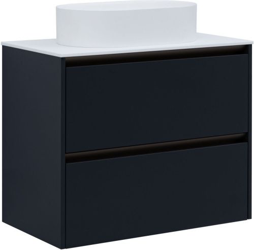 Тумба под раковину Allen Brau Activity 1.34012.AM 80х50 подвесная цвет черный