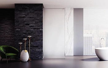 Душевая перегородка Veconi Korato KR81FR-120-07-C4 120х200 стекло матовое профиль хром