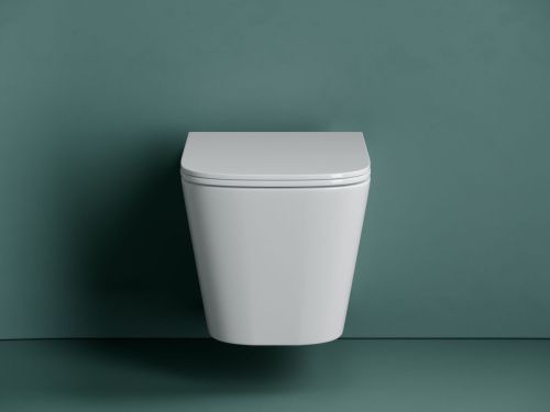 Унитаз подвесной Ceramica Nova UNION CN4009T белый с сиденьем микролифт безободковый смыв торнадо - фото 4