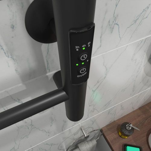 Полотенцесушитель электрический Тругор Аспект Пэк сп АспектПэксп1/8040чернВГП 45х80 черный - фото 4