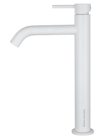 Смеситель для раковины Wonzon & Woghand WW-H1062-MW на столешницу белый