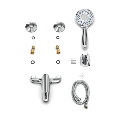 Смеситель для ванны Tokito MISAWA TOK-MIS-1014 настенный хром - фото 4