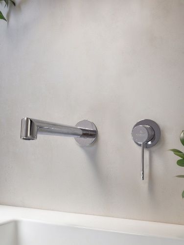 Смеситель для раковины AltroBagno Intento AltroBagnoIntento010502Cr встраиваемый в стену хром - фото 3