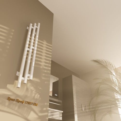 Полотенцесушитель электрический Altasan БризПроф БризПроф12017БМ 15х120 белый - фото 4