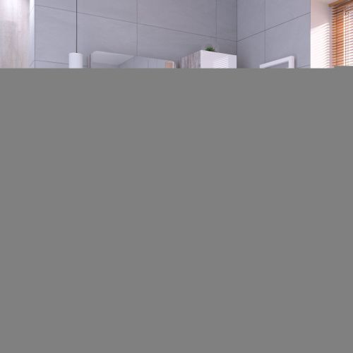 Зеркало-шкаф Grossman Талис 207006 70х80 подвесной цвет серый - фото 3