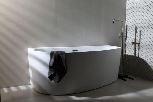 Ванна акриловая Allen Brau Priority 2.31005.20B 160х80 пристенная асимметричная с ножками - фото 4