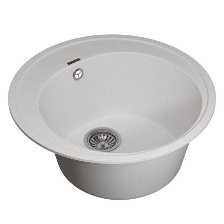 Кухонная мойка Uperwood Quartz Premium UPD-01 3910202100 50х50 цвет белый поверхность матовая