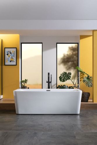 Смеситель для ванны и душа Paffoni Light LIG032NO напольный черный - фото 5