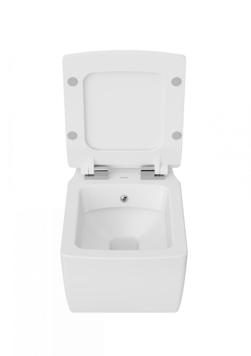 Чаша унитаза подвесная Creavit Trend TP324-00CB00E-0000 цвет белый без сиденья душевой смыв - фото 3