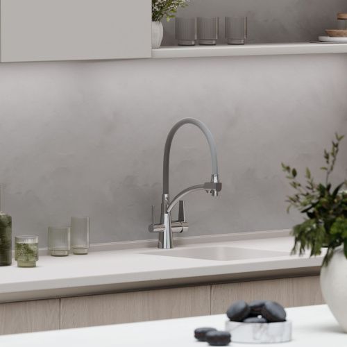 Смеситель для кухни Sancos Eri SC4001CH на мойку хром/серый - фото 2