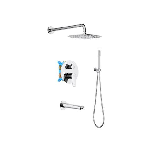 Душевая система Aquatek БЕТТА AQ1173CR встраиваемая в стену цвет хром