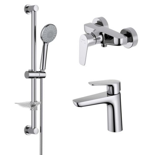 Комплект смесителей Aquatek БЕТТА AQ1131CR хром