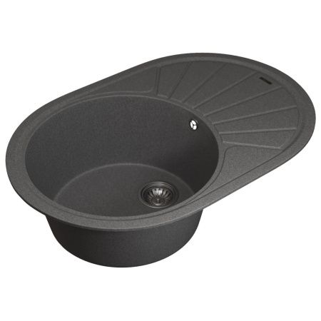 Кухонная мойка Uperwood Quartz Premium UPD-02 3910202106 75х50 цвет серый поверхность матовая