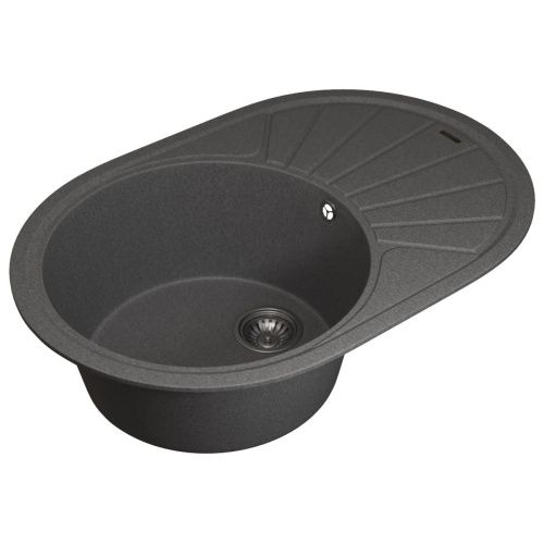 Кухонная мойка Uperwood Quartz Premium UPD-02 3910202106 75х50 цвет серый поверхность матовая - фото 2