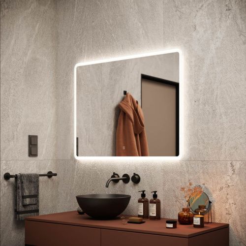 Зеркало с подсветкой Sancos Arcadia AR900 90х70 подвесное - фото 2