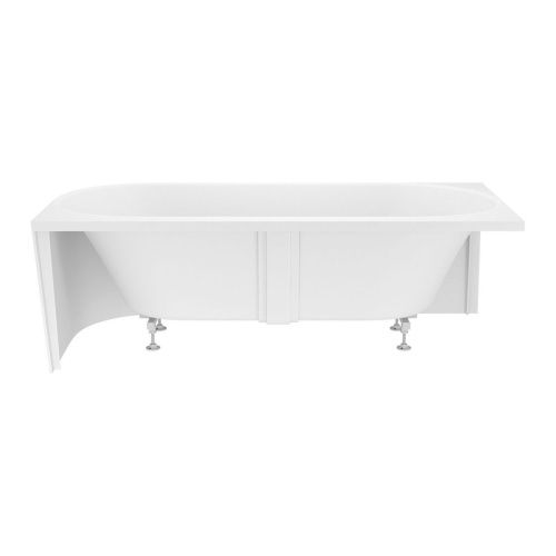 Ванна акриловая Wellsee Collaro 289108000 150х75 пристенная асимметричная с ножками - фото 3