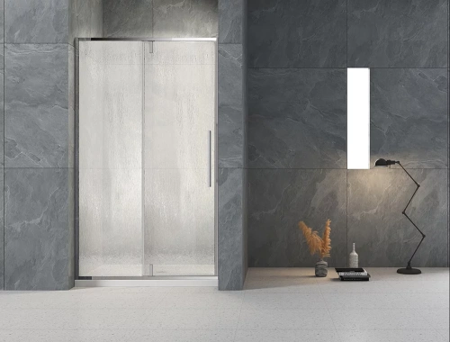 Душевая дверь Veconi Vianno VN34R-120-06-C7 120х195 стекло рифленое профиль хром - фото 2