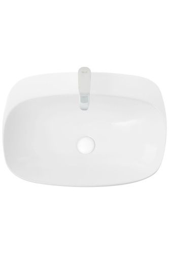 Раковина из сантехнического фаянса WeltWasser WW SK 10000004579 40 см накладная цвет белый 1 отверстие под смеситель - фото 3