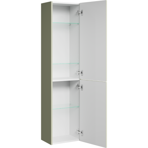 Шкаф-пенал Aqwella Y PUR0535SH 40х140 подвесной цвет зеленый - фото 2