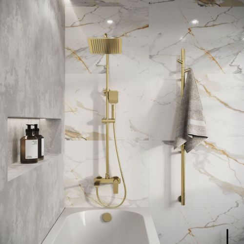 Душевая стойка Grossman Cosmo 500.K35.02.320 настенная цвет золото - фото 4