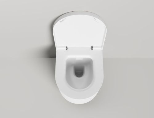 Унитаз подвесной Salini GEMELLI 240121KMF белый с сиденьем микролифт безободковый смыв торнадо - фото 3