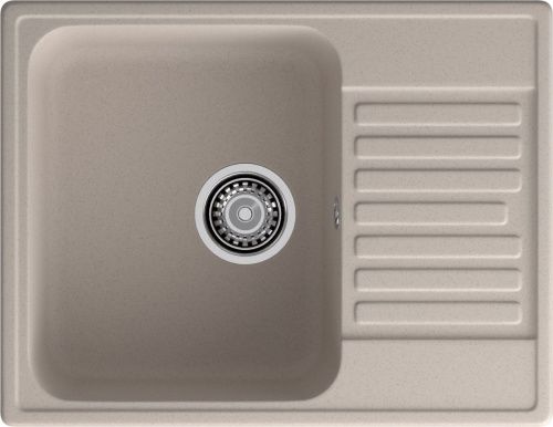 Кухонная мойка Granfest Quarz 13 песочный 60х50 цвет бежевый поверхность матовая